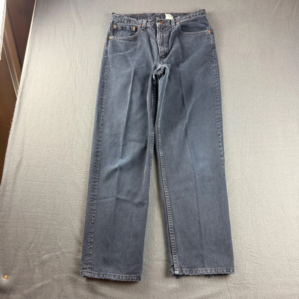 Vintage USA Levis 555 Jeans Men's 33x30 (Fits 31x30) Blue Relaxed Straight Paso